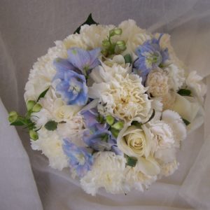 Bridesmaid’s Posy Bouquet Soft Blue